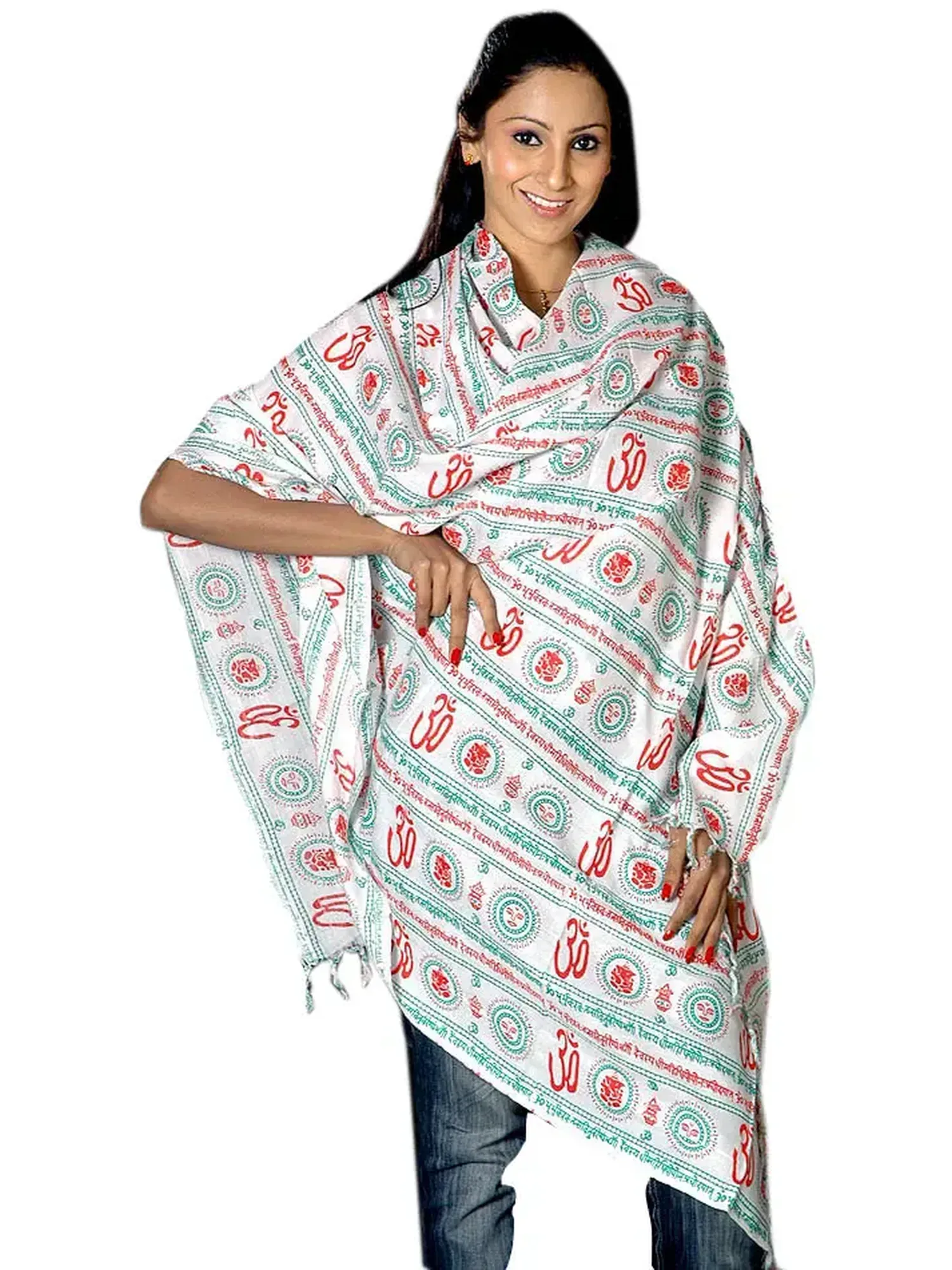 Gayatri Mantra Prayer Shawl